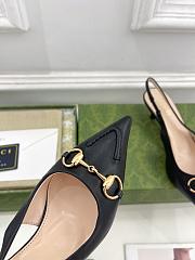 Gucci 45mm Black Slingback Pumps - 2