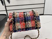 Chanel Small Flap Bag Tweed 20cm - 4