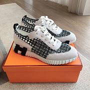 Hermes Bouncing Black White Sneaker 02 - 1