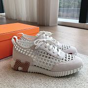 Hermes Bouncing White Sneaker - 1