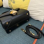 Valentino Garavani One Stud Top Handle Black Bag 20x13x8.5cm - 4