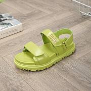 Dior Dioract Sandals Lambskin Light Green - 4