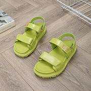 Dior Dioract Sandals Lambskin Light Green - 3