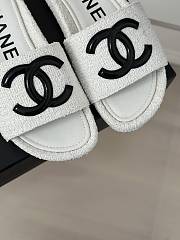 Chanel White Slides 05 - 4