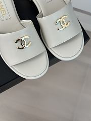 Chanel White Sandal Heel 4cm - 3