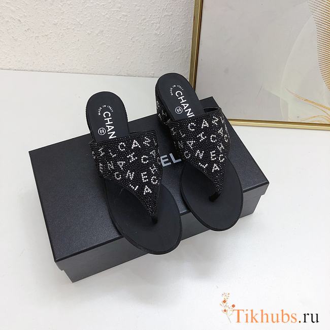 Chanel Black Heel 4.5cm 02 - 1