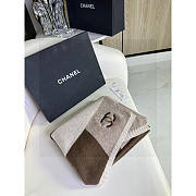 Chanel Cashmere Scarf Brown And Beige - 3