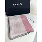 Chanel Cashmere Scarf Pink 100x200cm - 4