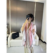 Chanel Cashmere Scarf Pink 100x200cm - 3