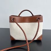 Bottega Veneta Small Andiamo Natural Light Wood 25x20x10cm - 3