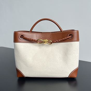 Bottega Veneta Medium Andiamo Natural Light Wood 32.5x24x12cm