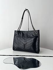 YSL Niki Medium Tote Bag In Nero Black 33x27x11.5cm - 2