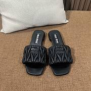 Miu Miu Black Slides - 1