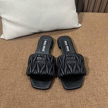 Miu Miu Black Slides