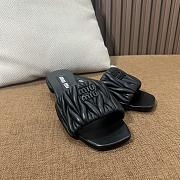 Miu Miu Black Slides - 4