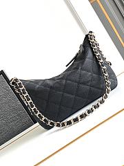 Chanel Hobo Black Caviar Bag 24.5x19x9cm - 3