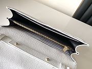 YSL Envelope Chain Wallet White Gold Hardware 22.5x14x4cm - 4