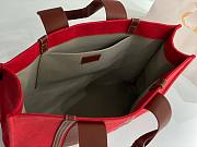 Chloe Large Woody Tote Red Brown Bag 45x33x13cm - 6