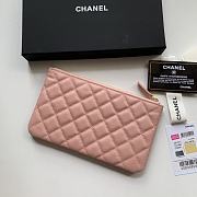 Chanel Wallet Pink Caviar Gold 20x12.2x1cm - 4