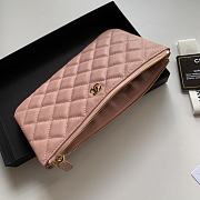 Chanel Wallet Pink Caviar Gold 20x12.2x1cm - 3