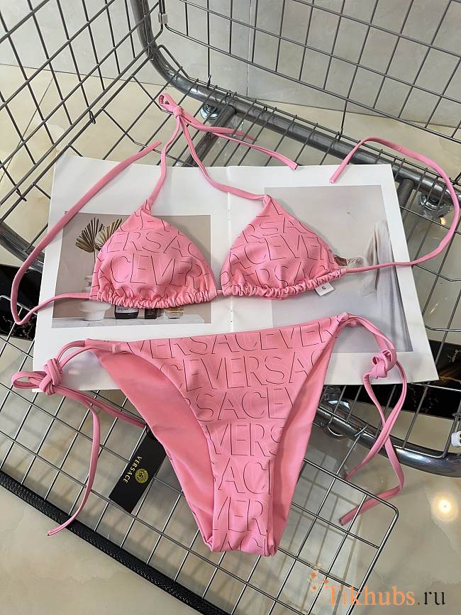 Versace Pink Bikini - 1