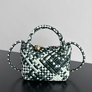 Bottega Veneta Mini Tosca Green White Bag 20x16.5x7cm - 1