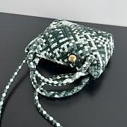 Bottega Veneta Mini Tosca Green White Bag 20x16.5x7cm - 4