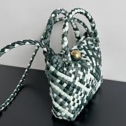 Bottega Veneta Mini Tosca Green White Bag 20x16.5x7cm - 2