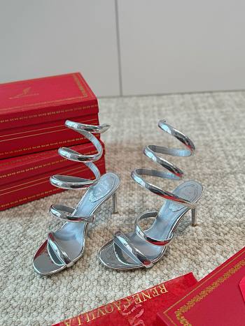 Rene Caovilla Silver Heel 10cm