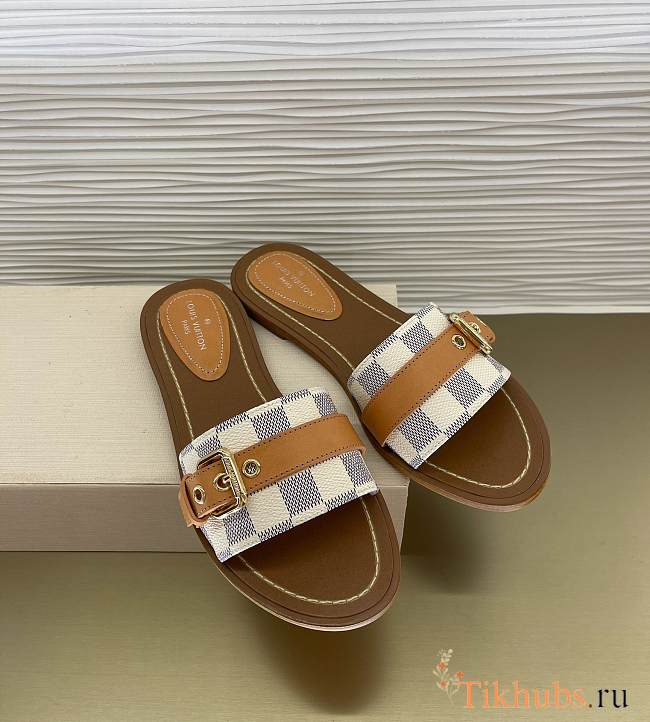 Louis Vuitton LV Damier Slides - 1