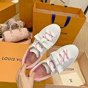 Louis Vuitton LV Time Out White Pink Sneaker - 4