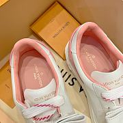 Louis Vuitton LV Time Out White Pink Sneaker - 3