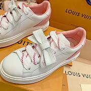 Louis Vuitton LV Time Out White Pink Sneaker - 2