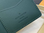 Louis Vuitton LV Pocket Organizer Green 7.5 x 11.1 x 1 cm - 3