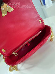 Louis Vuitton LV GO-14 MM Malletage Red 23 x 16 x 10 cm - 6