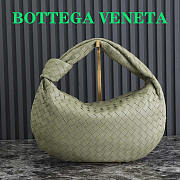 Bottega Veneta Small Jodie Intrecciato Leather Shoulder Bag Green 48x40x16cm  - 1