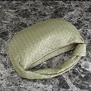 Bottega Veneta Small Jodie Intrecciato Leather Shoulder Bag Green 48x40x16cm  - 2