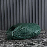 Bottega Veneta Small Jodie Intrecciato Shoulder Bag Dark Green 48x40x16cm - 6