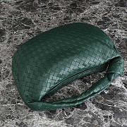 Bottega Veneta Small Jodie Intrecciato Shoulder Bag Dark Green 48x40x16cm - 3