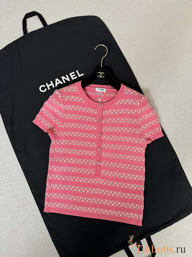 Chanel Pink T-shirt 04 - 1