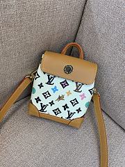 Louis Vuitton LV Nano Steamer Bag White 18x15x7cm - 1