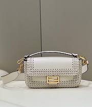 Fendi Baguette Bag Shoulder Bag White 27x15x6cm - 1