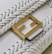 Fendi Baguette Bag Shoulder Bag White 27x15x6cm - 4