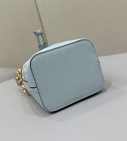 Fendi Mon Tresor Light Blue Leather FF Motif 18x12x14cm - 2