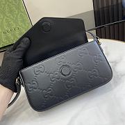 Gucci GG Super Mini Shoulder Bag Black 21x13.5x3cm - 3