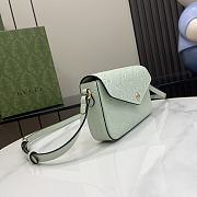 Gucci GG Super Mini Shoulder Bag Green 21x13.5x3cm - 6