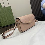 Gucci GG Super Mini Shoulder Bag Rose Pink 21x13.5x3cm - 6