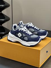 Louis Vuitton LV Run 55 Navy Blue Sneaker - 1