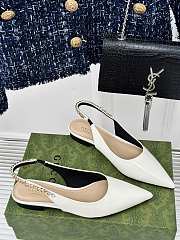 Gucci Signoria Ballet Flat White - 1