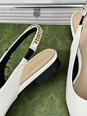 Gucci Signoria Ballet Flat White - 4